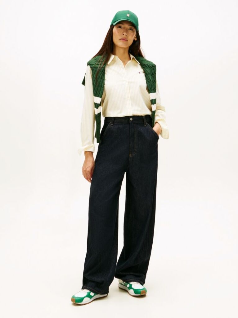 Yellow Regular Fit Poplin Shirt  Women