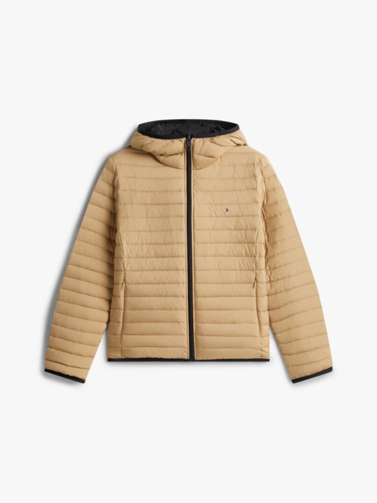 Black Lightweight Water Repellent Down Regular Jacket  Women