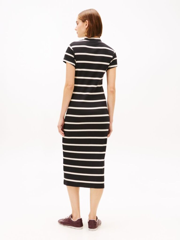 Multi Slim Rib Mock Midi Bodycon Dress  Women