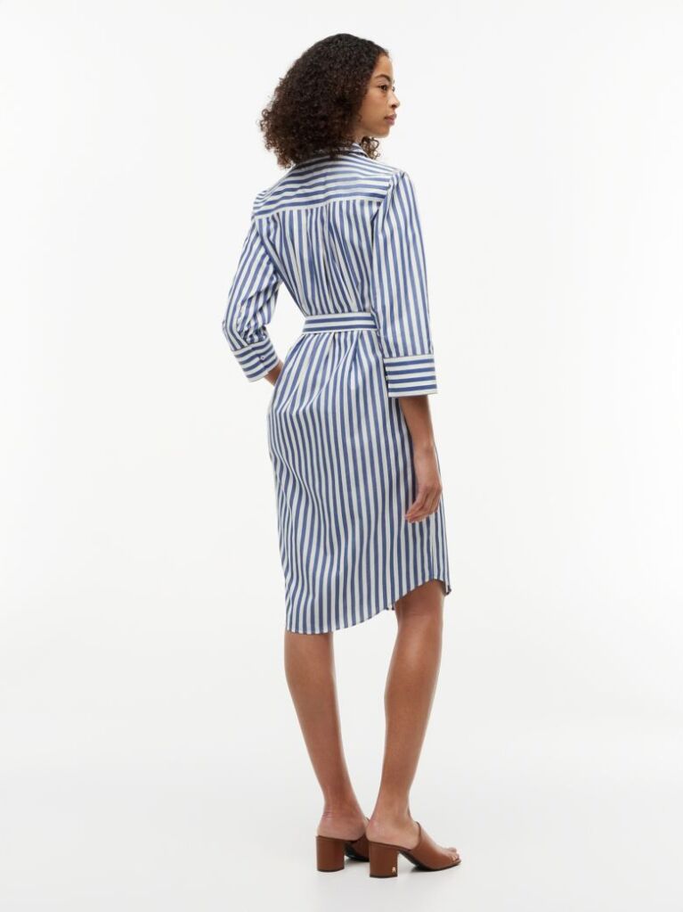 Multi Belted Relaxed Midi Shirt Dress  Women