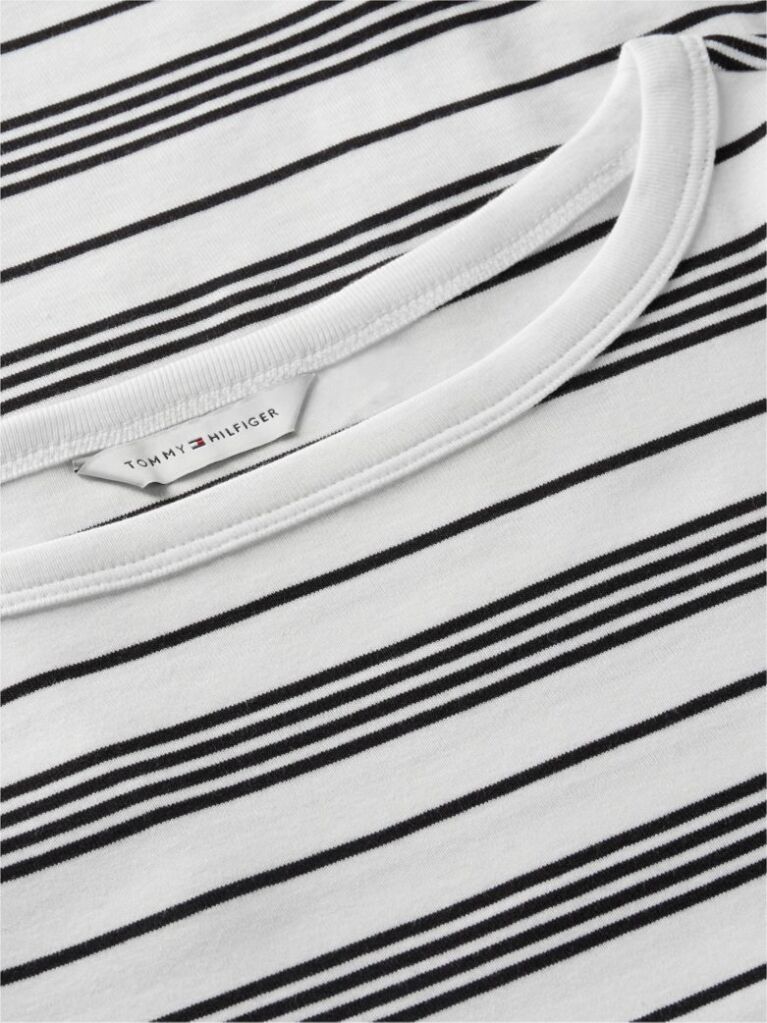 Multi Slim T-Shirt Με Λαιμόκοψη Boat Και Μανίκι 3/4  Γυναίκες