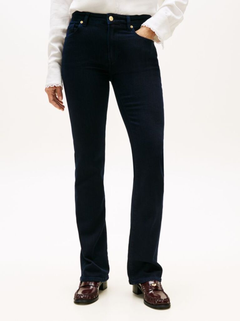 Blue High Rise Bootcut Jeans  Women