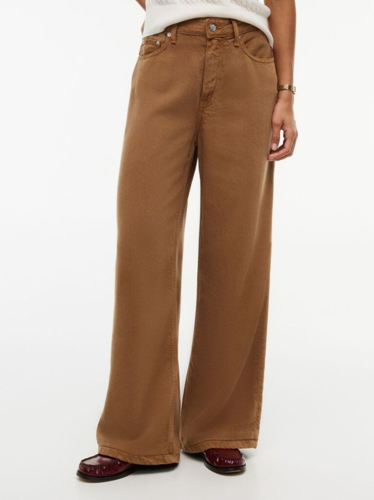 Brown Nola Low Rise Straight Jeans  Women