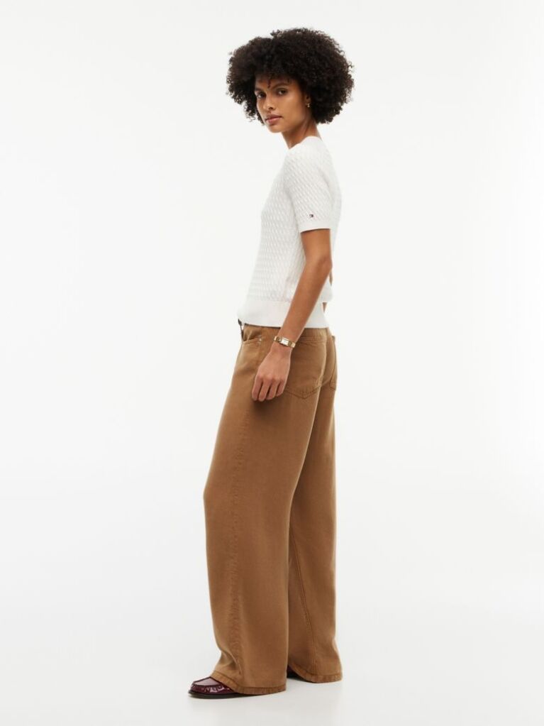 Brown Nola Low Rise Straight Jeans  Women