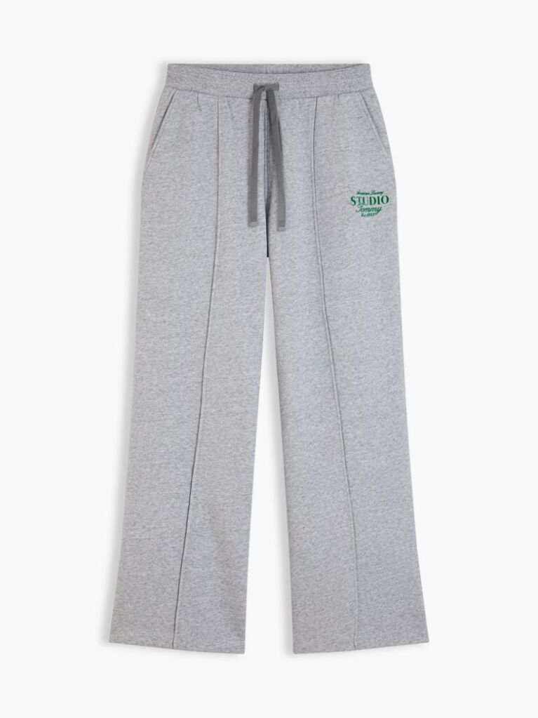 Grey Terry Straight Leg Joggers  Women