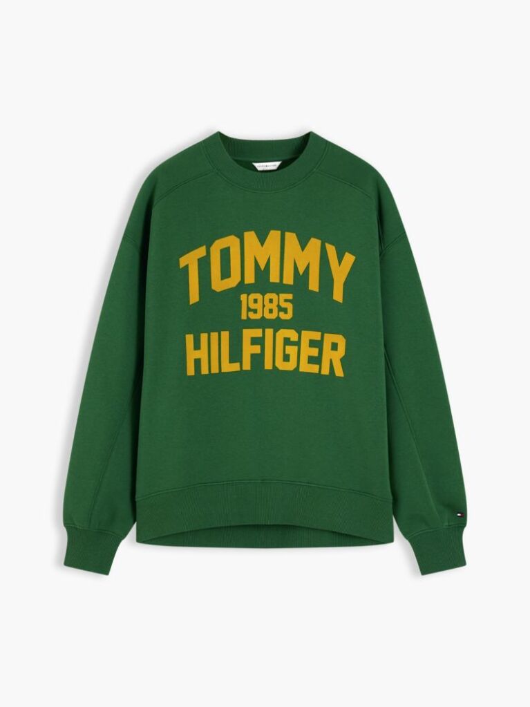 Green Flock Varsity Logo Oversized Sweatshirt  Women