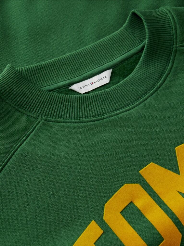 Green Flock Varsity Logo Oversized Sweatshirt  Women