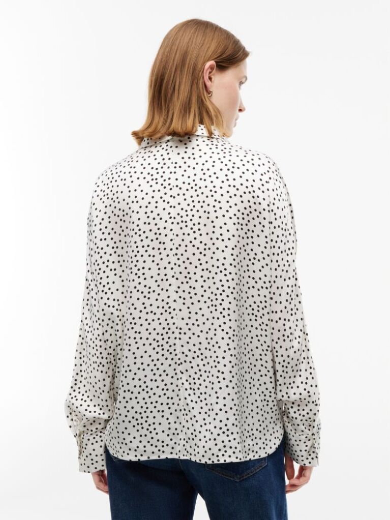Multi Relaxed Fit Print Satin Shirt  Women