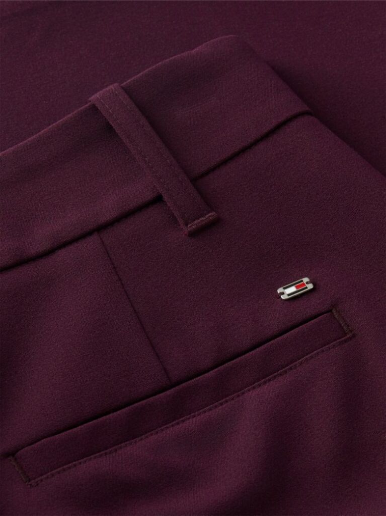 Red Travel Slim Bootcut Trousers  Women