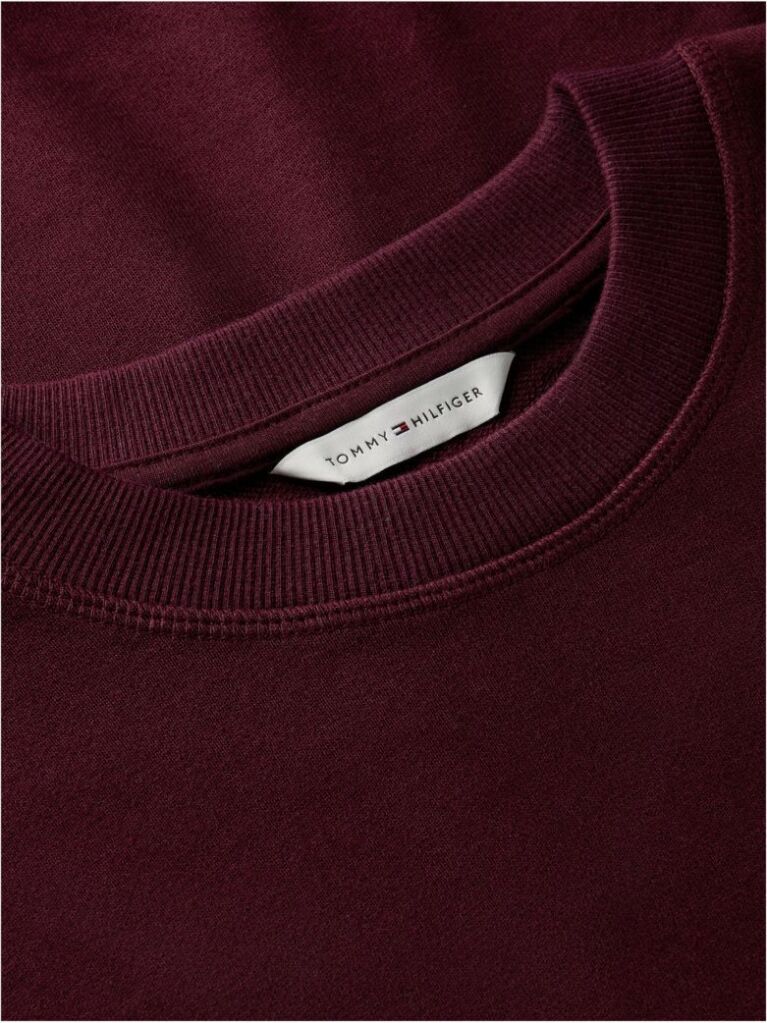 Red Tonal Logo Crew Neck Sweatshirt  Women