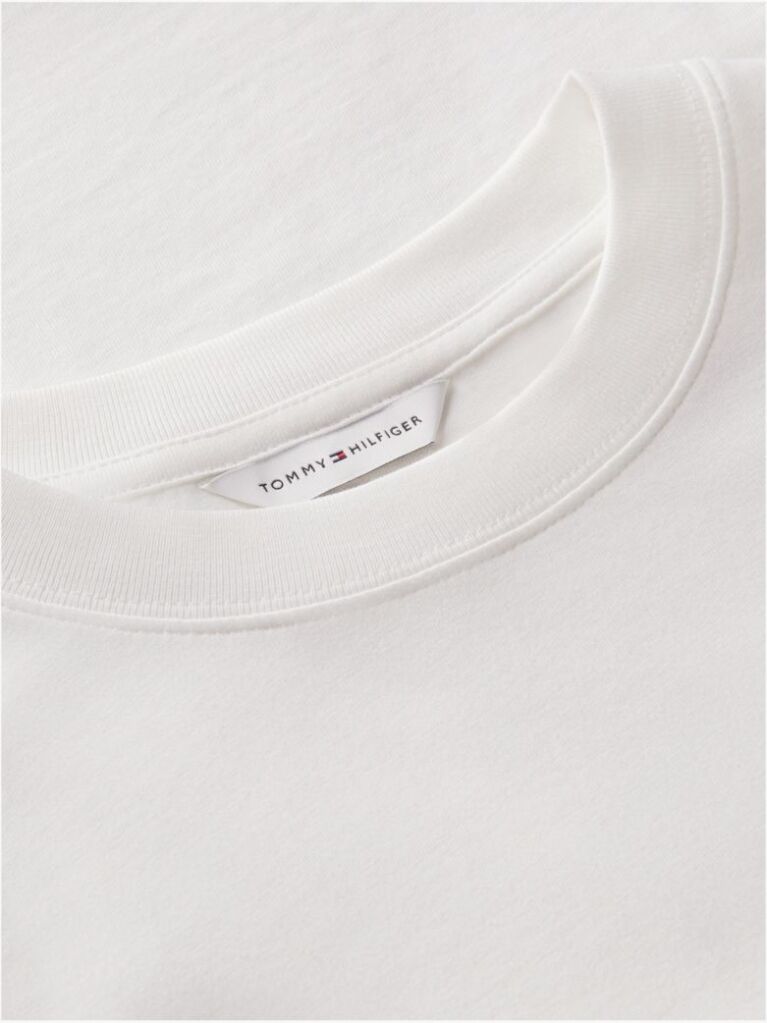 Μπεζ Βαμβακερό T-Shirt Με Κλασική Λαιμόκοψη Και Λογότυπο  Γυναίκες