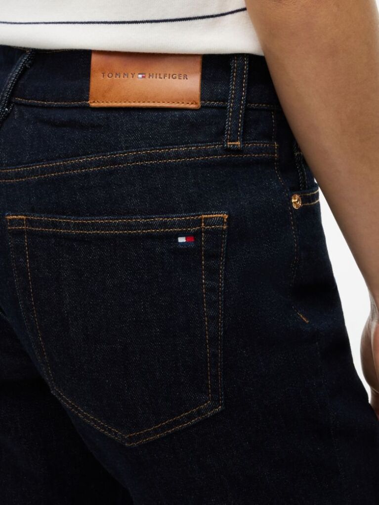 Blue Mid Rise Slim Jeans  Women